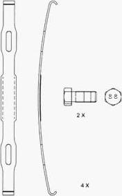 ABEX G6949FE - Тормозные колодки, дисковые, комплект autodnr.net