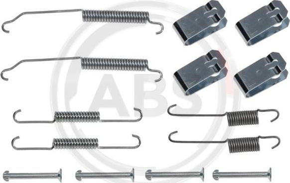 A.B.S. 0015Q - Комплектующие, барабанный тормозной механизм avtokuzovplus.com.ua