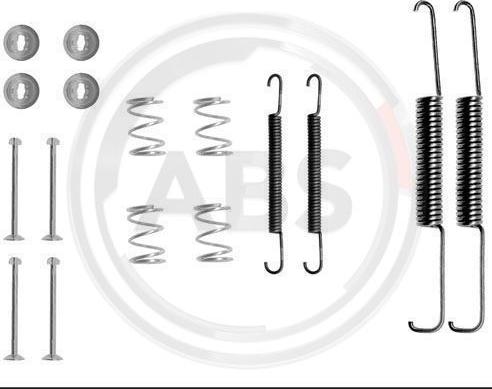 A.B.S. 0510Q - Комплектуючі, барабанний гальмівний механізм autocars.com.ua