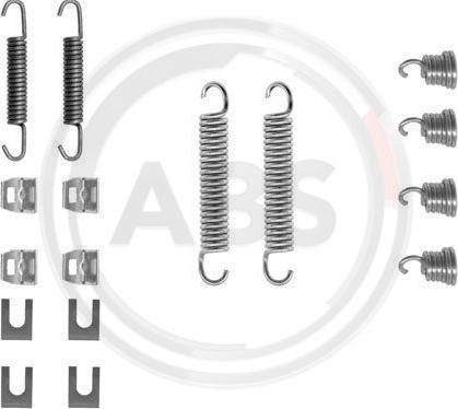 A.B.S. 0550Q - Комплектуючі, барабанний гальмівний механізм autocars.com.ua