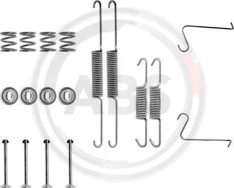 A.B.S. 0603Q - Комплектующие, барабанный тормозной механизм avtokuzovplus.com.ua