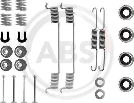 A.B.S. 0635Q - Комплектующие, барабанный тормозной механизм avtokuzovplus.com.ua