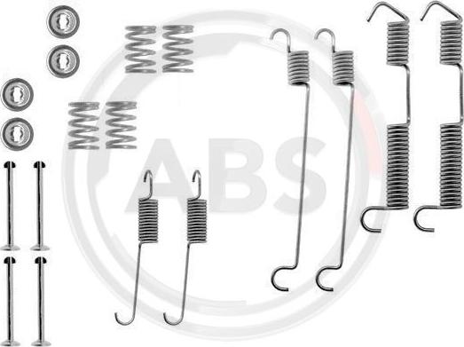 A.B.S. 0646Q - Комплектуючі, барабанний гальмівний механізм autocars.com.ua