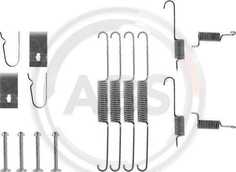 A.B.S. 0663Q - Комплектующие, барабанный тормозной механизм avtokuzovplus.com.ua