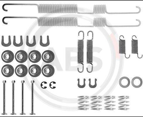 A.B.S. 0698Q - Комплектующие, барабанный тормозной механизм avtokuzovplus.com.ua