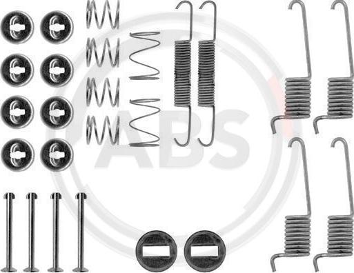 A.B.S. 0714Q - Комплектующие, барабанный тормозной механизм avtokuzovplus.com.ua