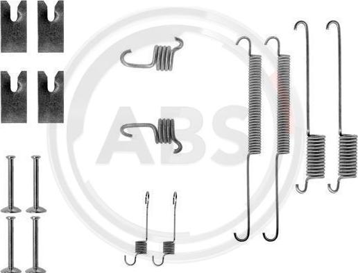 A.B.S. 0732Q - Комплектуючі, барабанний гальмівний механізм autocars.com.ua