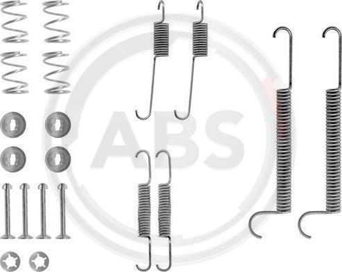 A.B.S. 0746Q - Комплектуючі, барабанний гальмівний механізм autocars.com.ua