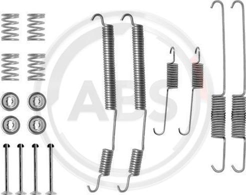 A.B.S. 0755Q - Комплектующие, барабанный тормозной механизм avtokuzovplus.com.ua