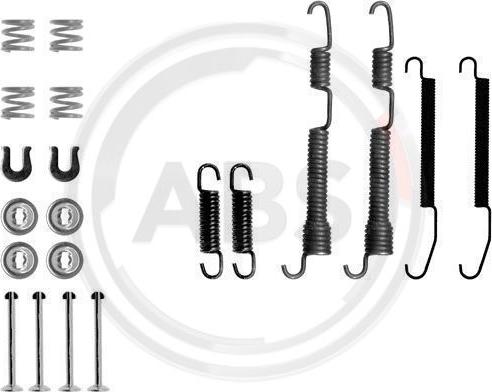 A.B.S. 0761Q - Комплектующие, барабанный тормозной механизм avtokuzovplus.com.ua