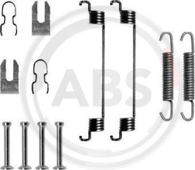 A.B.S. 0783Q - Комплектуючі, барабанний гальмівний механізм autocars.com.ua