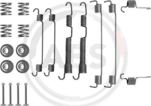 A.B.S. 0786Q - Комплектуючі, барабанний гальмівний механізм autocars.com.ua
