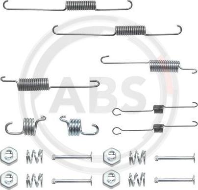 A.B.S. 0809Q - Комплектуючі, барабанний гальмівний механізм autocars.com.ua