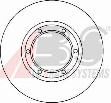 A.B.S. 15100 OE - Гальмівний диск autocars.com.ua