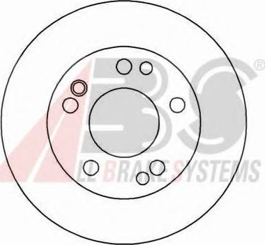 A.B.S. 15778 OE - Гальмівний диск autocars.com.ua