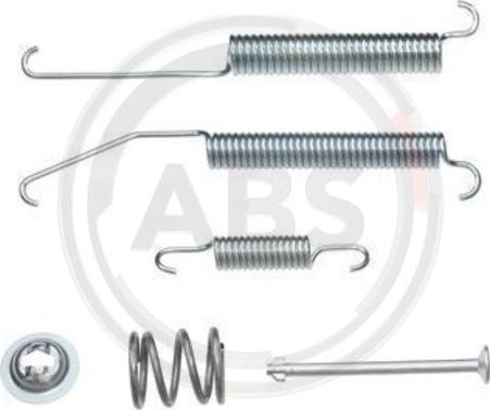 A.B.S. 0845Q - Комплектующие, барабанный тормозной механизм avtokuzovplus.com.ua