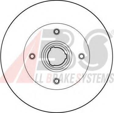 A.B.S. 15962 OE - Гальмівний диск autocars.com.ua