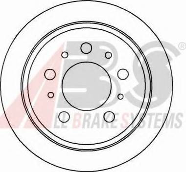 A.B.S. 15955 OE - Тормозной диск autodnr.net