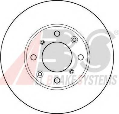 A.B.S. 15626 OE - Гальмівний диск autocars.com.ua