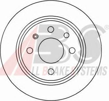 A.B.S. 16114 OE - Тормозной диск autodnr.net