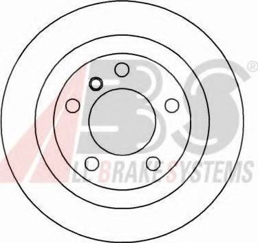 A.B.S. 16341 OE - Гальмівний диск autocars.com.ua