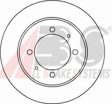 A.B.S. 16591 OE - Тормозной диск avtokuzovplus.com.ua