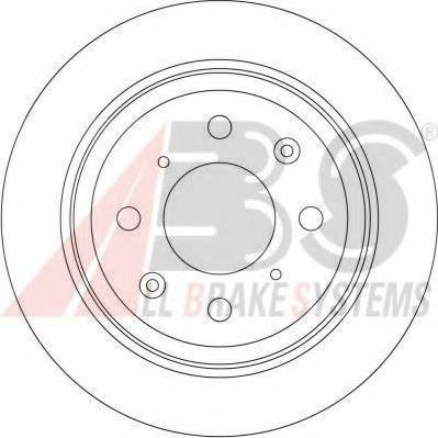 A.B.S. 15983 OE - Гальмівний диск autocars.com.ua