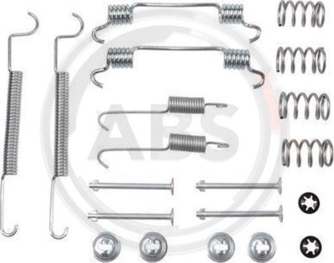 A.B.S. 0873Q - Комплектуючі, барабанний гальмівний механізм autocars.com.ua