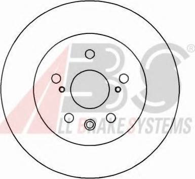 A.B.S. 16277 OE - Гальмівний диск autocars.com.ua