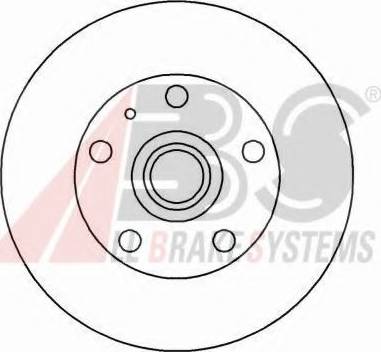 A.B.S. 09.4777.14 - Гальмівний диск autocars.com.ua