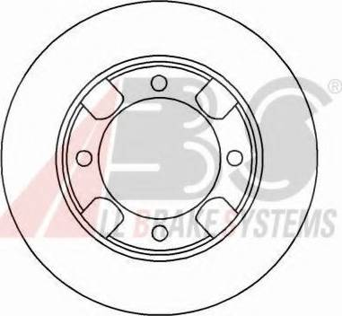 A.B.S. 16091 OE - Тормозной диск autodnr.net