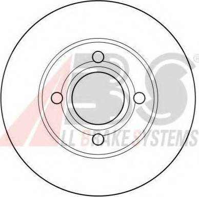 A.B.S. 15746 OE - Гальмівний диск autocars.com.ua