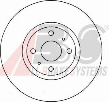 A.B.S. 16153 OE - Гальмівний диск autocars.com.ua