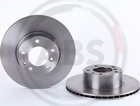 A.B.S. 09.5142.24 - Гальмівний диск autocars.com.ua