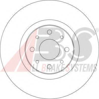 A.B.S. 17340 OE - Гальмівний диск autocars.com.ua