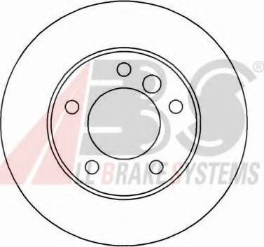 A.B.S. 16085 OE - Гальмівний диск autocars.com.ua