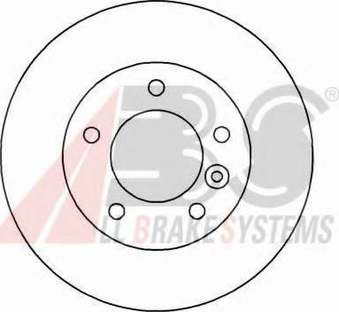 A.B.S. 16026 OE - Гальмівний диск autocars.com.ua