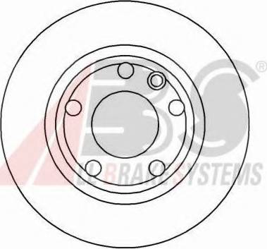 A.B.S. 16083 OE - Тормозной диск autodnr.net