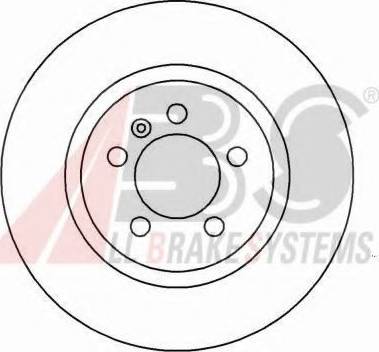 A.B.S. 16080 OE - Тормозной диск autodnr.net