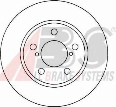 A.B.S. 16138 OE - Гальмівний диск autocars.com.ua