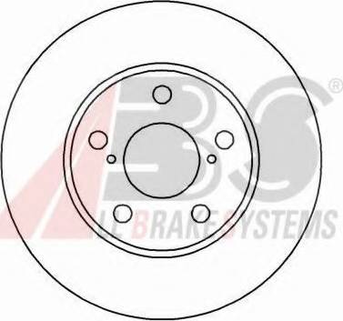 A.B.S. 16245 OE - Тормозной диск autodnr.net