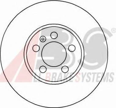 A.B.S. 16265 OE - Гальмівний диск autocars.com.ua