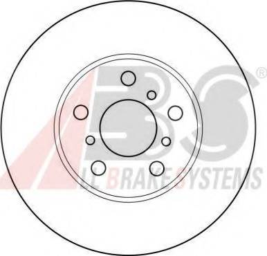 A.B.S. 16141 OE - Гальмівний диск autocars.com.ua