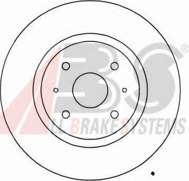 A.B.S. 16906 OE - Гальмівний диск autocars.com.ua