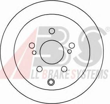 A.B.S. 16033 OE - Тормозной диск autodnr.net