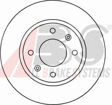 A.B.S. 16648 OE - Гальмівний диск autocars.com.ua