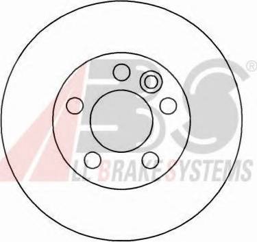 A.B.S. 16297 OE - Гальмівний диск autocars.com.ua