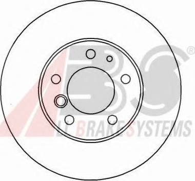 A.B.S. 16253 OE - Тормозной диск avtokuzovplus.com.ua