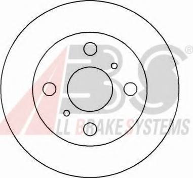 A.B.S. 16651 OE - Гальмівний диск autocars.com.ua