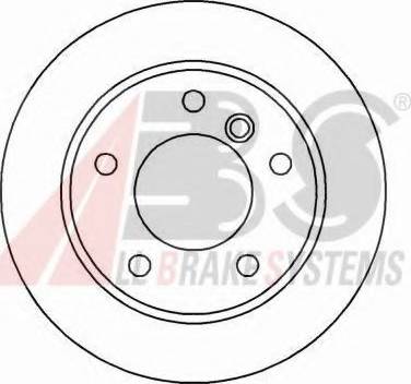 A.B.S. 16339 OE - Гальмівний диск autocars.com.ua